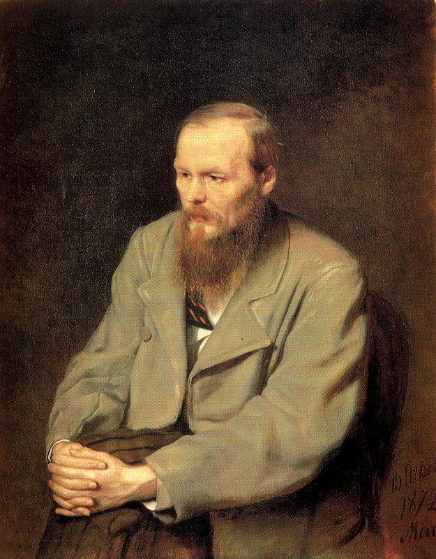 Perov, Vasily Portrait of the Writer Fyodor Dostoyevsky oil painting picture